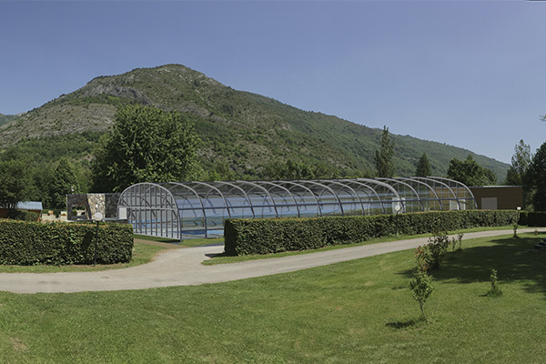 Camping con piscina cubierta Ariège
