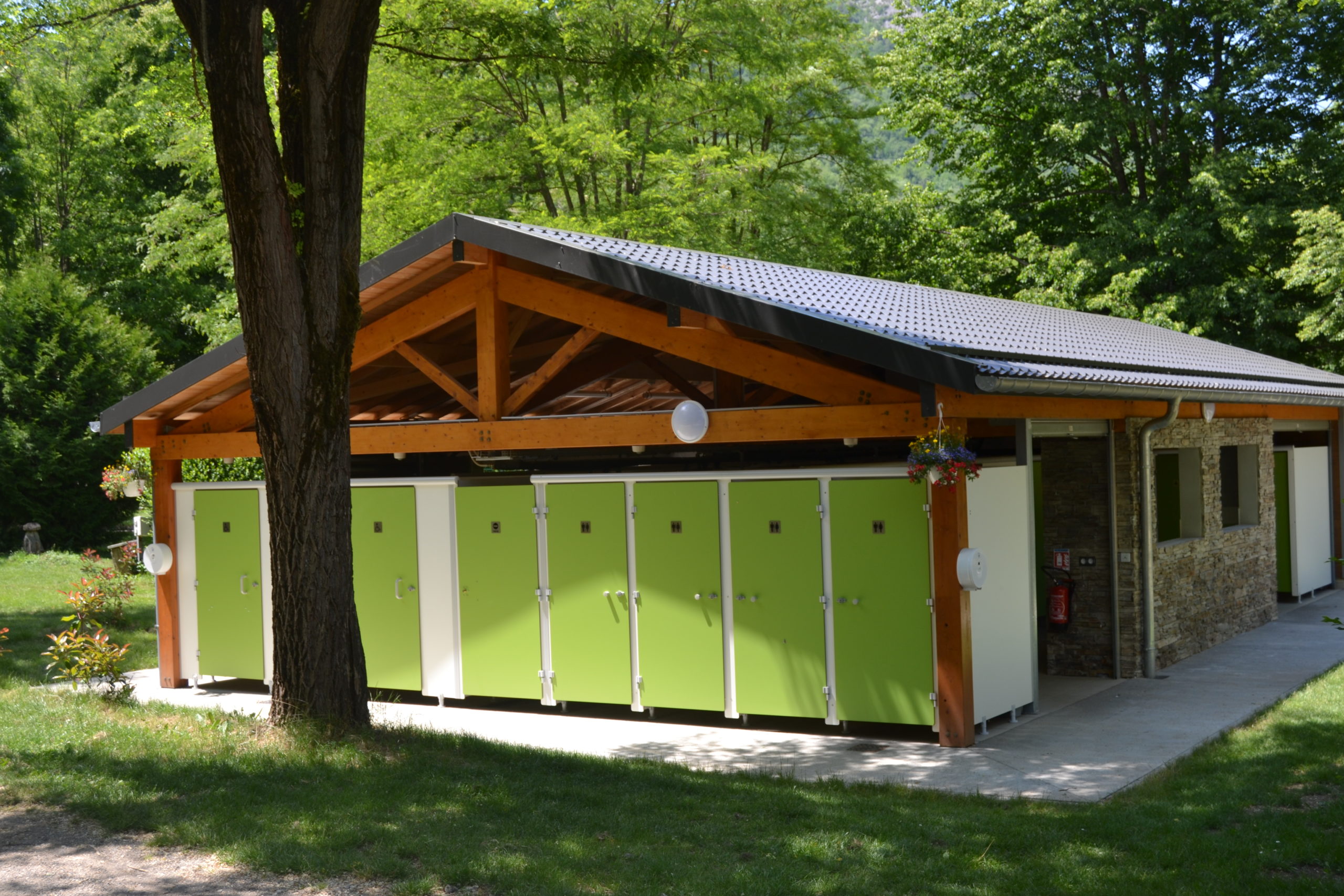 Instalaciones sanitarias para camping